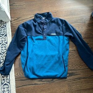 Columbia blue fleece sweater